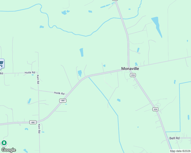 map of restaurants, bars, coffee shops, grocery stores, and more near 12893 Farm to Market 1887 in Hempstead