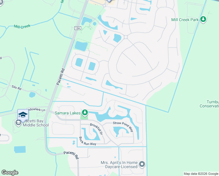 map of restaurants, bars, coffee shops, grocery stores, and more near 2273 Cascadia Court in St. Augustine