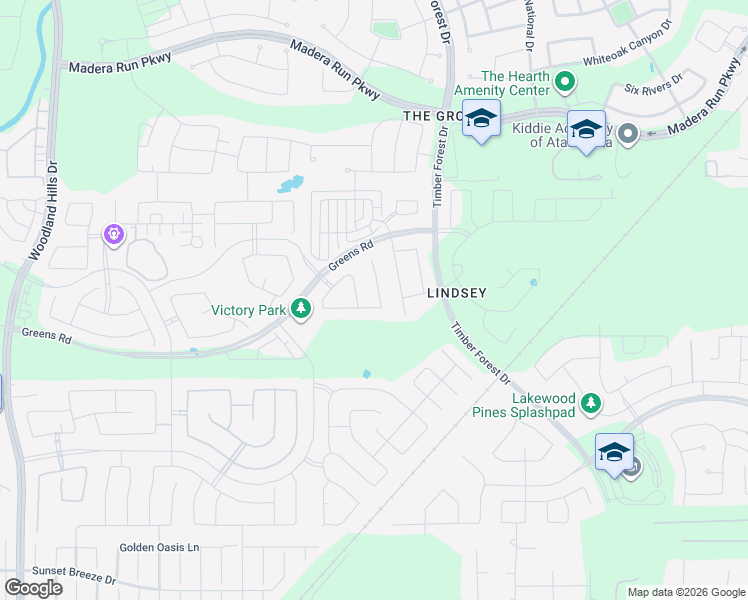map of restaurants, bars, coffee shops, grocery stores, and more near 15615 Scolty Reach Lane in Humble