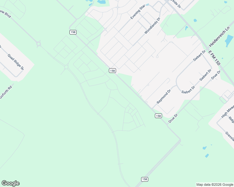 map of restaurants, bars, coffee shops, grocery stores, and more near 20476 County Road 158 in Kyle