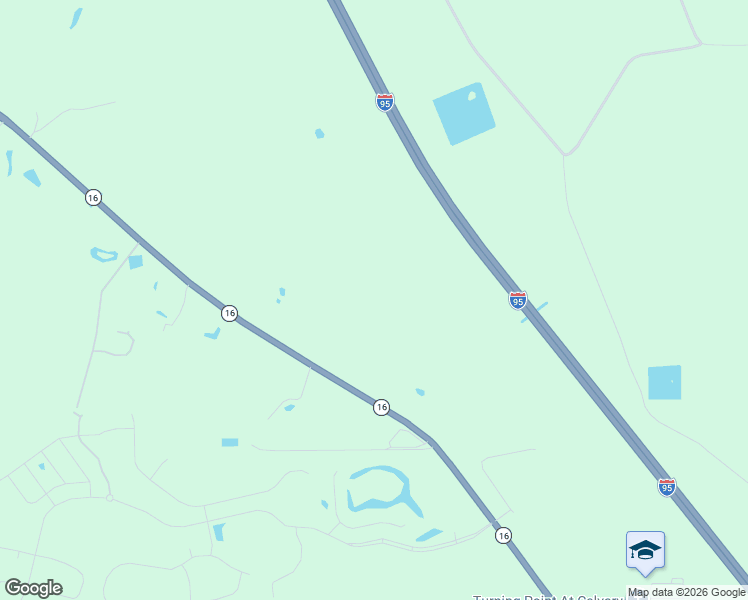 map of restaurants, bars, coffee shops, grocery stores, and more near 3850 Highway 16 in Saint Augustine
