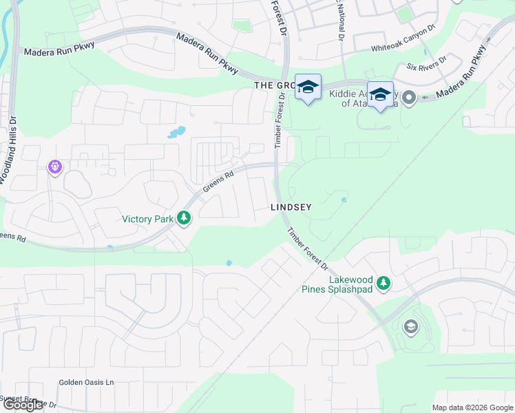 map of restaurants, bars, coffee shops, grocery stores, and more near 15638 Beltie Drive in Humble