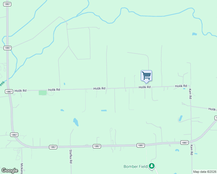 map of restaurants, bars, coffee shops, grocery stores, and more near 40499 Holik Road in Hempstead