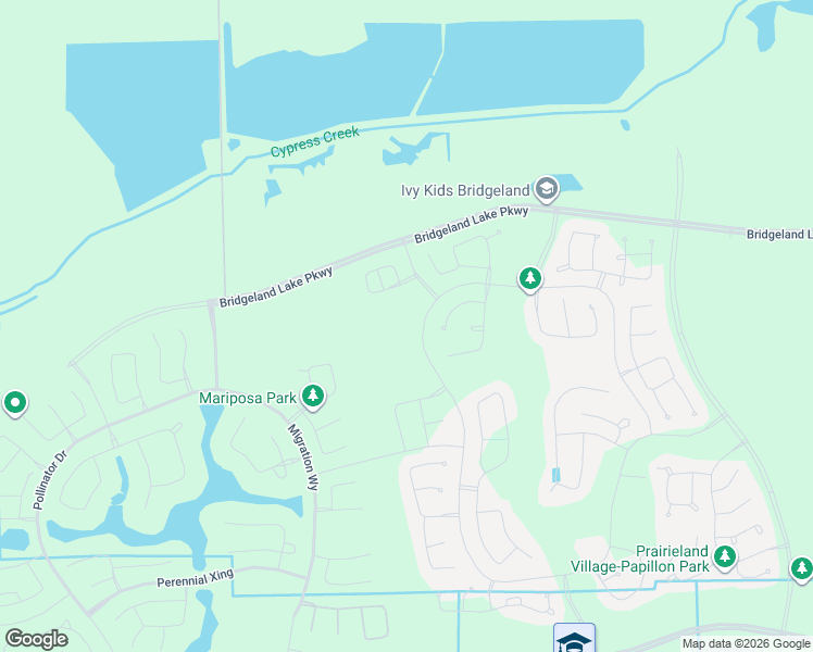 map of restaurants, bars, coffee shops, grocery stores, and more near Unnamed Road in Cypress