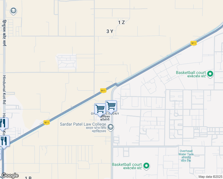 map of restaurants, bars, coffee shops, grocery stores, and more near in Sri Ganganagar