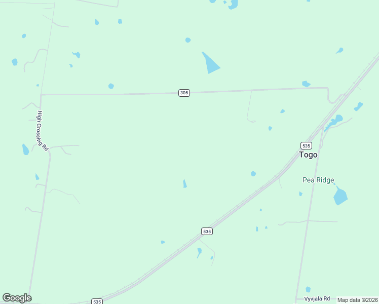 map of restaurants, bars, coffee shops, grocery stores, and more near High Crossing Road in Smithville