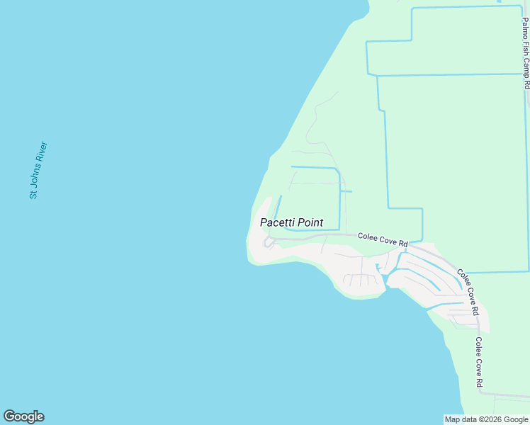 map of restaurants, bars, coffee shops, grocery stores, and more near 8371 Colee Cove Road in St. Augustine
