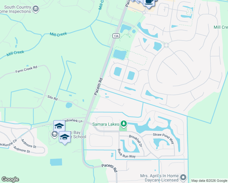 map of restaurants, bars, coffee shops, grocery stores, and more near 137 Terracina Drive in St. Augustine