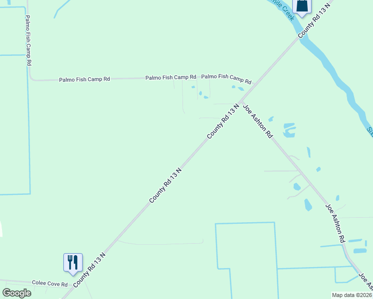map of restaurants, bars, coffee shops, grocery stores, and more near 8567-8721 County Road 13 North in St. Augustine