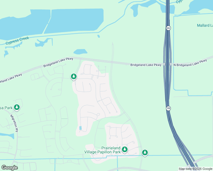 map of restaurants, bars, coffee shops, grocery stores, and more near Grand Parkway in Cypress