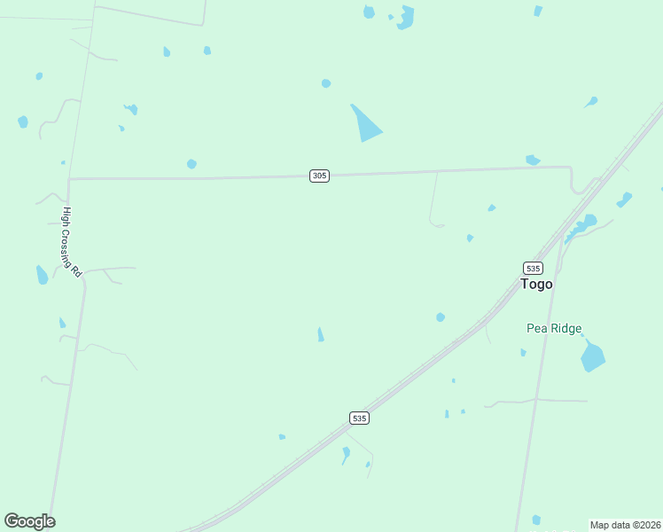 map of restaurants, bars, coffee shops, grocery stores, and more near High Crossing Road in Smithville