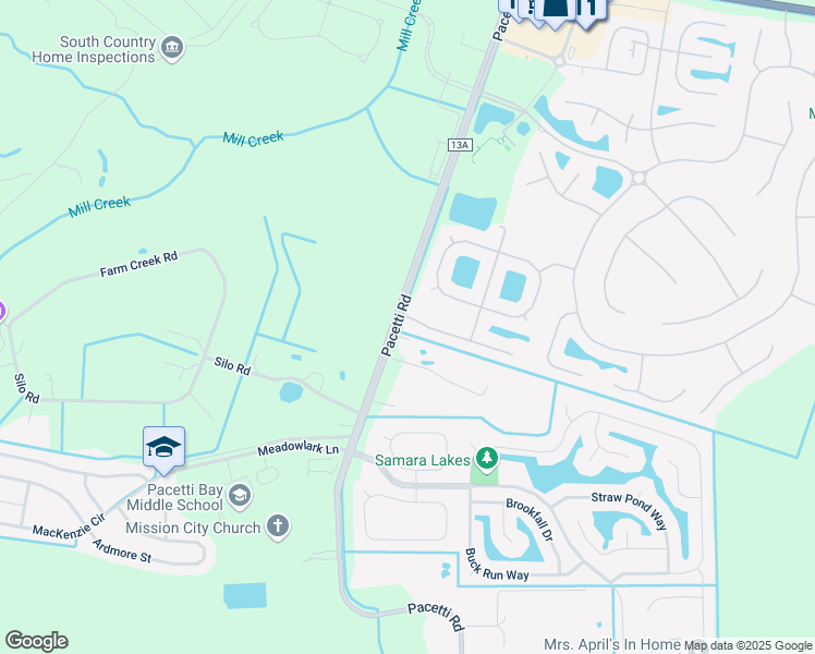 map of restaurants, bars, coffee shops, grocery stores, and more near 105 Terracina Drive in Saint Augustine