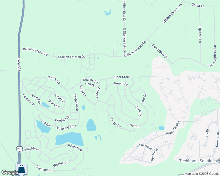 map of restaurants, bars, coffee shops, grocery stores, and more near 524 Freemont in Spring Branch