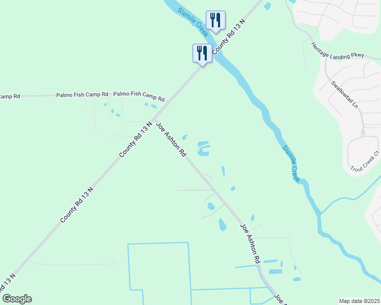 map of restaurants, bars, coffee shops, grocery stores, and more near 3870 Joe Ashton Road in St. Augustine