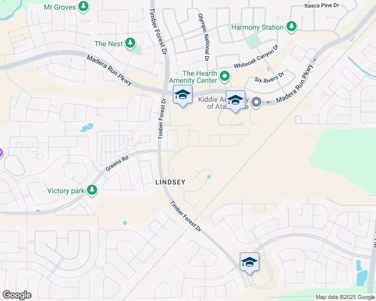 map of restaurants, bars, coffee shops, grocery stores, and more near Unnamed Road in Atascocita