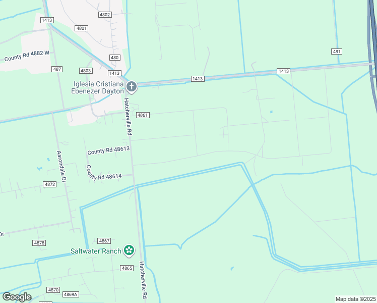 map of restaurants, bars, coffee shops, grocery stores, and more near 174 County Road 486 in Dayton