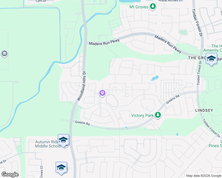 map of restaurants, bars, coffee shops, grocery stores, and more near 15818 Grampian Reach Lane in Humble