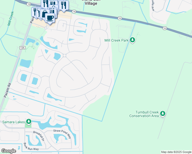 map of restaurants, bars, coffee shops, grocery stores, and more near 473 Porta Rosa Circle in St. Augustine