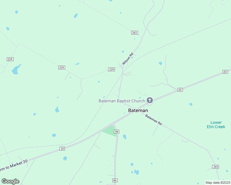 map of restaurants, bars, coffee shops, grocery stores, and more near 144 Bateman Road in Red Rock