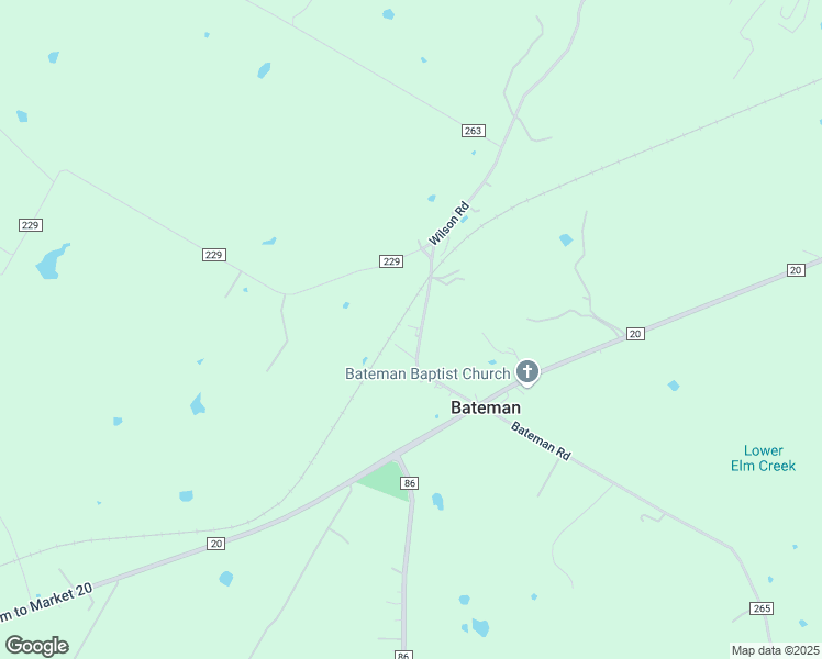 map of restaurants, bars, coffee shops, grocery stores, and more near 144 Bateman Road in Red Rock