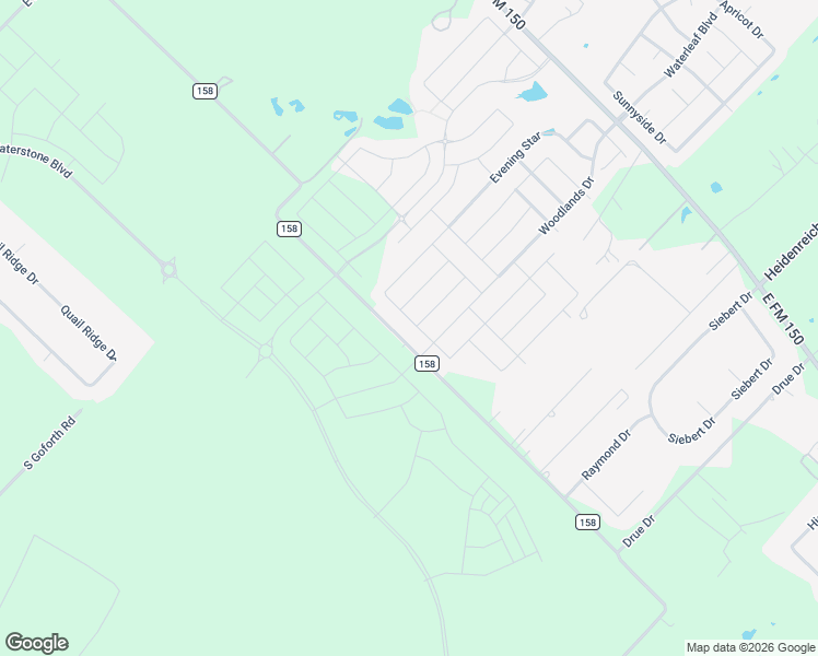 map of restaurants, bars, coffee shops, grocery stores, and more near 204 Sunshine Lane in Kyle