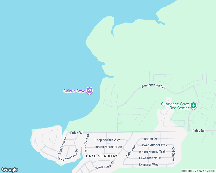 map of restaurants, bars, coffee shops, grocery stores, and more near 3000-3198 Foley Road in Crosby