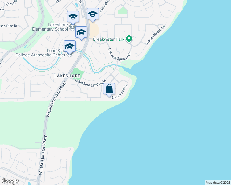 map of restaurants, bars, coffee shops, grocery stores, and more near 15902 Chart House Court in Houston