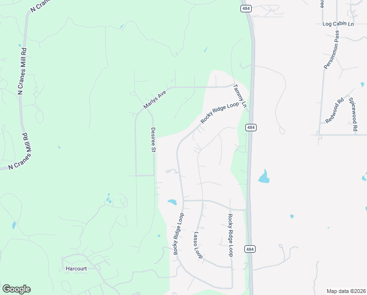 map of restaurants, bars, coffee shops, grocery stores, and more near 2602 Rocky Ridge Loop in Canyon Lake