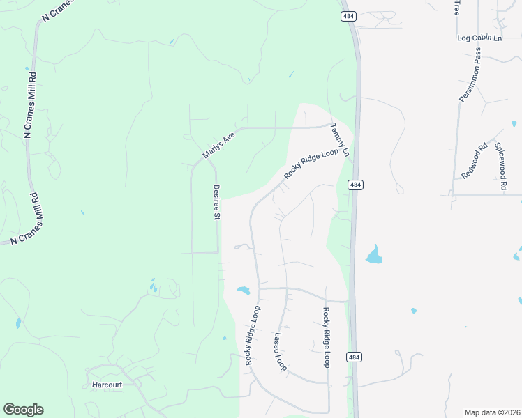 map of restaurants, bars, coffee shops, grocery stores, and more near 2602 Rocky Ridge Loop in Canyon Lake