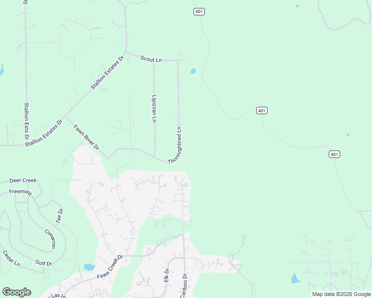 map of restaurants, bars, coffee shops, grocery stores, and more near 342 Throughbred in Spring Branch