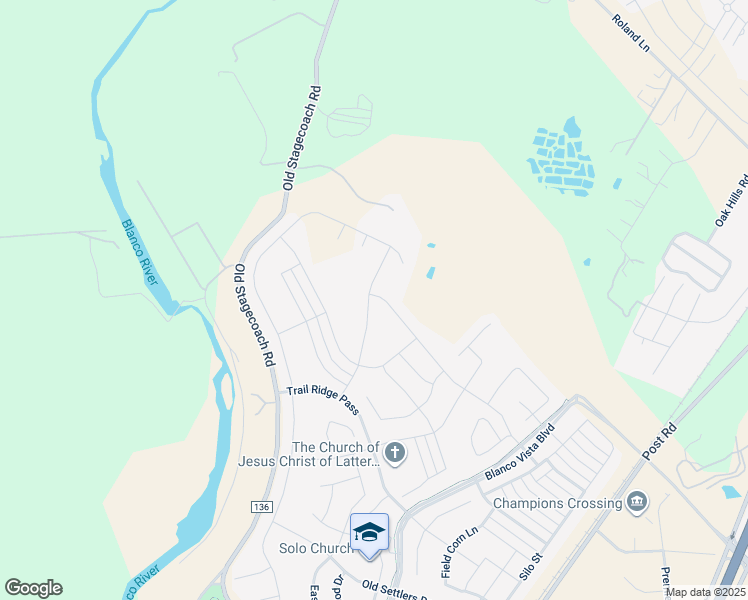 map of restaurants, bars, coffee shops, grocery stores, and more near 3121 Brand Iron Drive in San Marcos