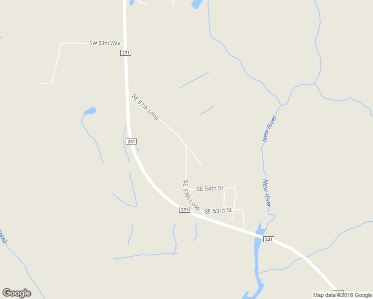 map of restaurants, bars, coffee shops, grocery stores, and more near Southeast 57th Loop in Lake Butler