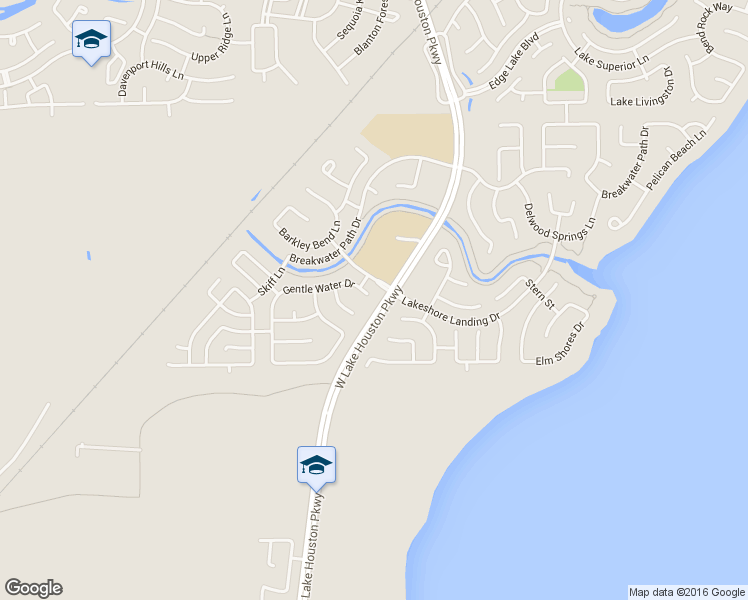 map of restaurants, bars, coffee shops, grocery stores, and more near 13218 Gentle Water Drive in Houston