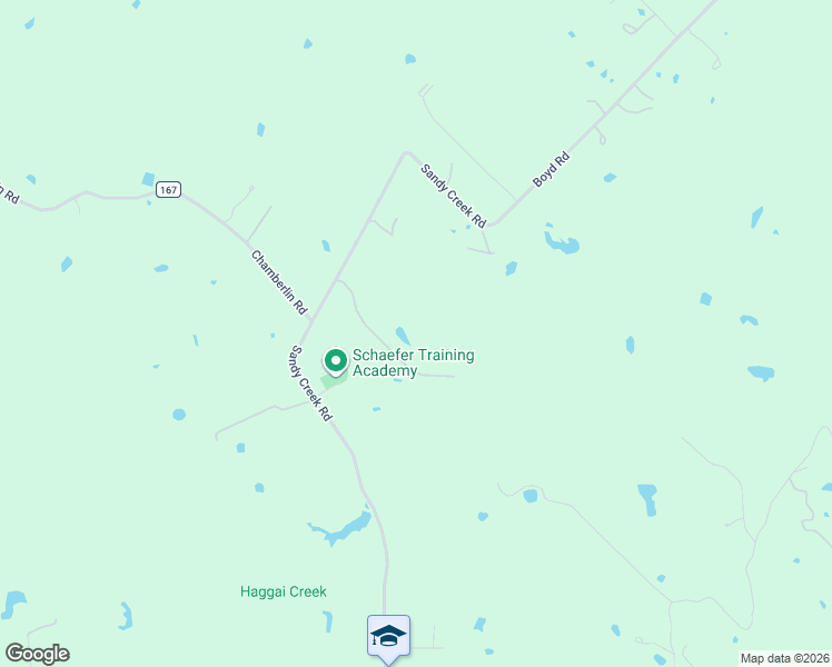 map of restaurants, bars, coffee shops, grocery stores, and more near 1262 Sandy Creek Road in Dale