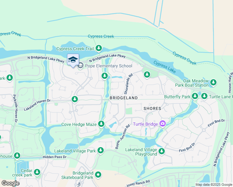 map of restaurants, bars, coffee shops, grocery stores, and more near in Harris County