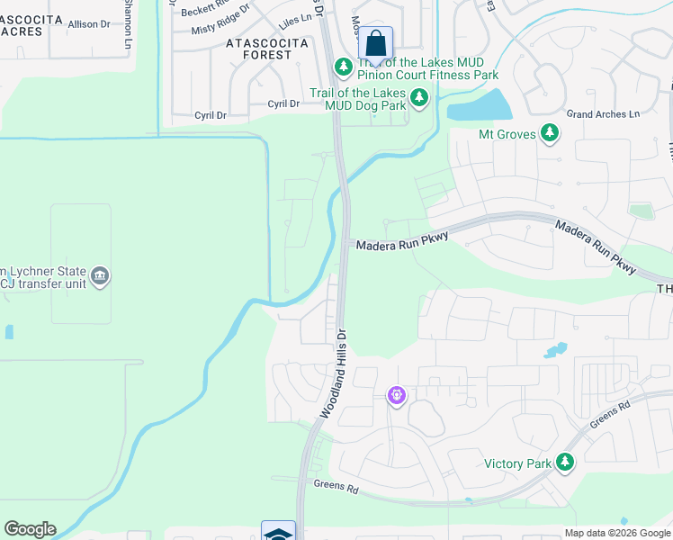 map of restaurants, bars, coffee shops, grocery stores, and more near Rankin Rd in Humble