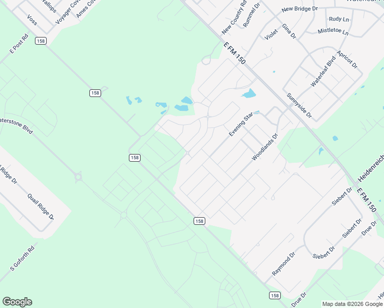 map of restaurants, bars, coffee shops, grocery stores, and more near 198 Salt Springs Road in Kyle