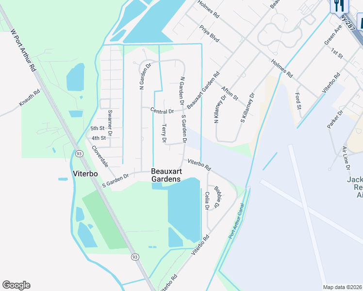 map of restaurants, bars, coffee shops, grocery stores, and more near 8478 Terry Drive in Beaumont