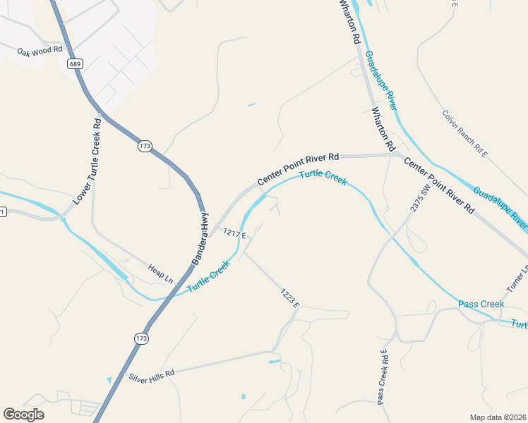 map of restaurants, bars, coffee shops, grocery stores, and more near 912 Center Point River Road in Kerrville