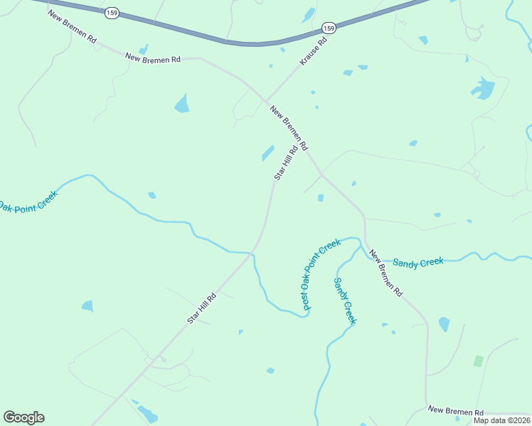 map of restaurants, bars, coffee shops, grocery stores, and more near 1641 Star Hill Road in New Ulm