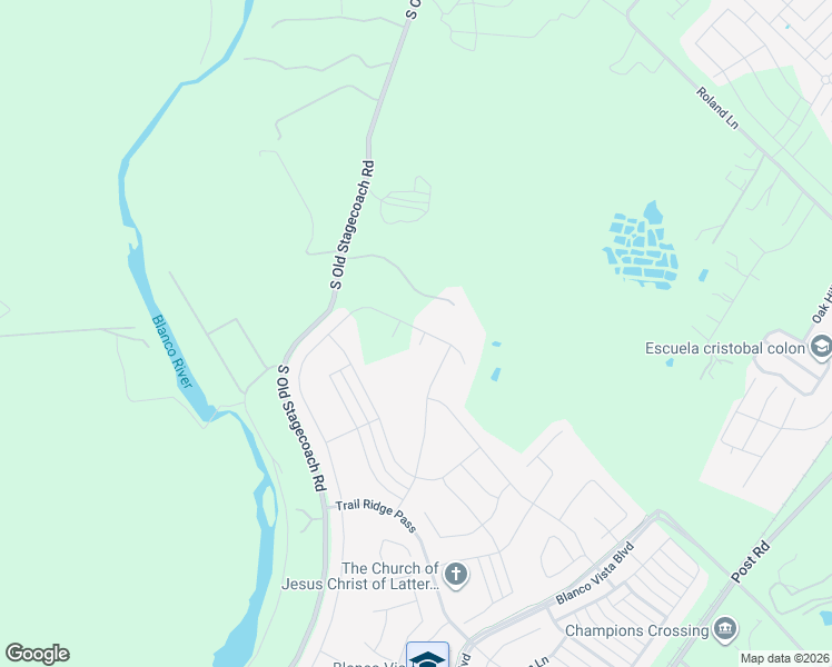 map of restaurants, bars, coffee shops, grocery stores, and more near 2303 Hays County 136 in Kyle