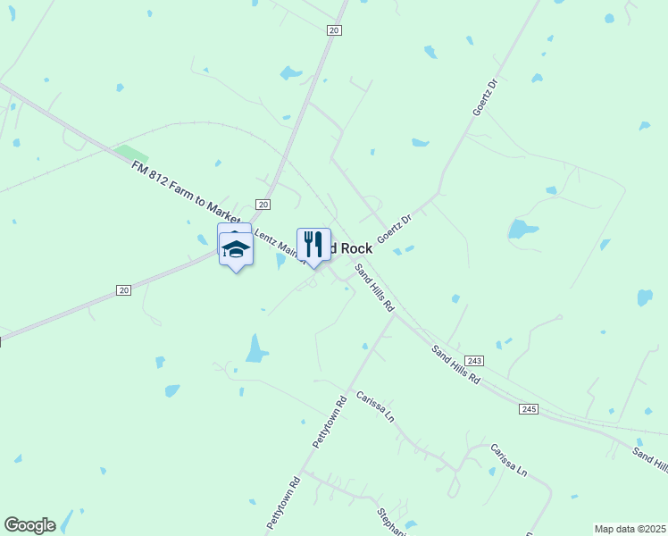 map of restaurants, bars, coffee shops, grocery stores, and more near in Red Rock