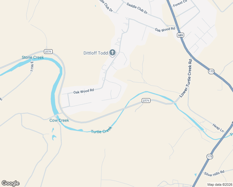 map of restaurants, bars, coffee shops, grocery stores, and more near 128 Tall Timber Road in Kerrville