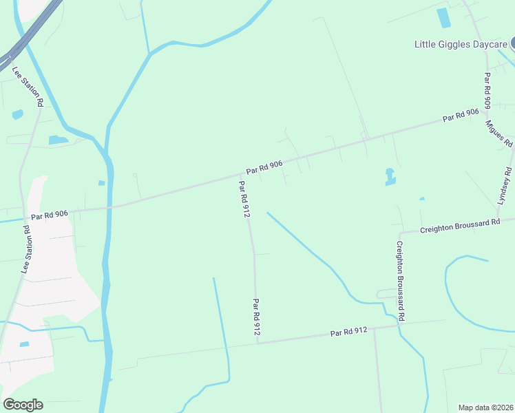 map of restaurants, bars, coffee shops, grocery stores, and more near 5803 Par Road 912 in New Iberia