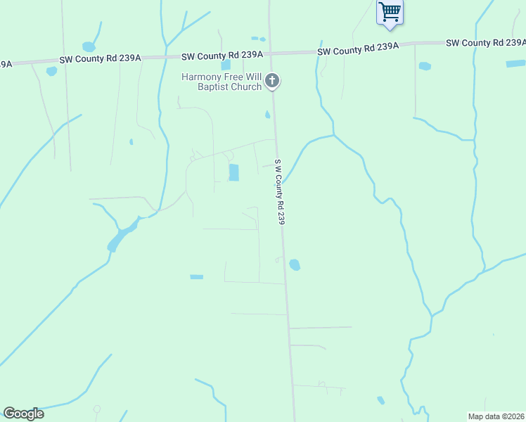 map of restaurants, bars, coffee shops, grocery stores, and more near 5630 Southwest 93rd Lane in Lake Butler