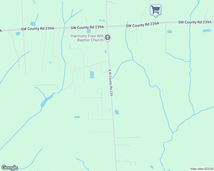 map of restaurants, bars, coffee shops, grocery stores, and more near 5630 Southwest 93rd Lane in Lake Butler