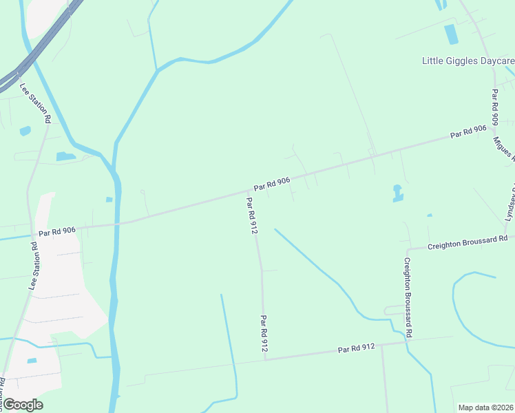 map of restaurants, bars, coffee shops, grocery stores, and more near 5803 Par Road 912 in New Iberia