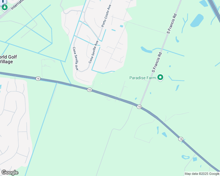map of restaurants, bars, coffee shops, grocery stores, and more near 4650 Florida 16 in St. Augustine