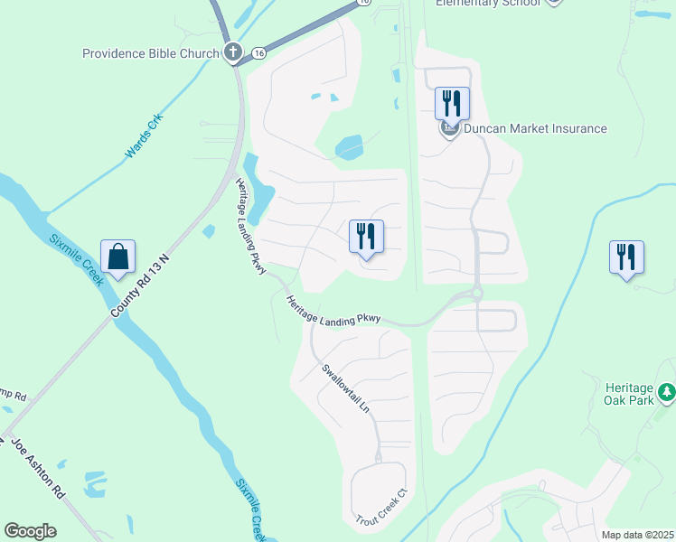 map of restaurants, bars, coffee shops, grocery stores, and more near 837 Marjories Way in Saint Augustine