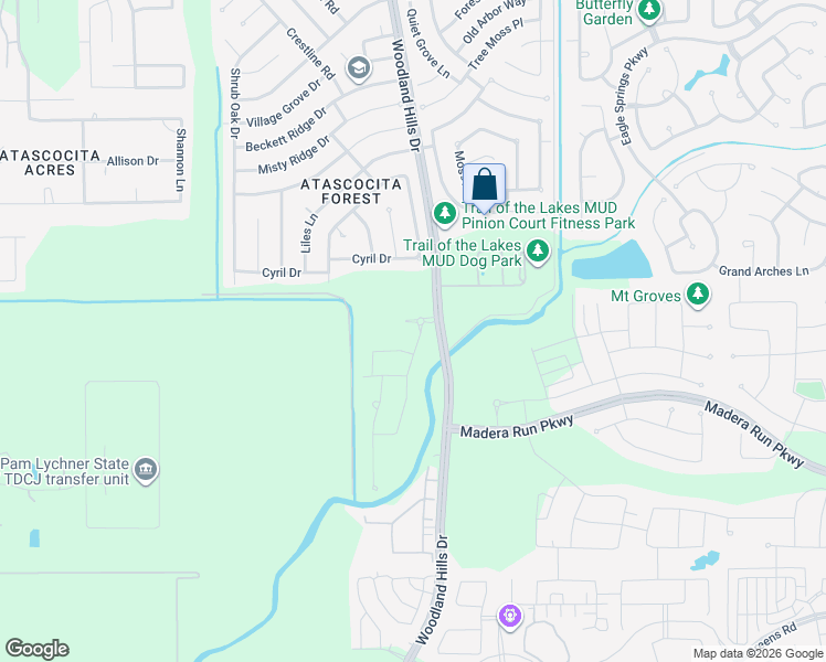 map of restaurants, bars, coffee shops, grocery stores, and more near Rankin Road in Humble